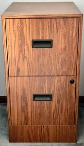 Wooden Filing Cabinet & Vintage Sheet Music Collection