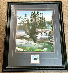 Boundary Waters - Leo Stans Hand-Signed Print - Framed Wall Art (1993)