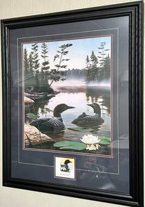 Leo Stans Boundary Waters Hand-Signed Print (1993)
