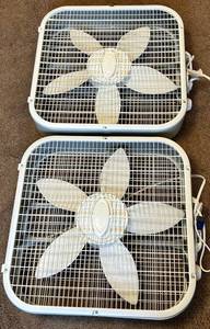 Lasko Box Fans - White Box Fans - 2-Pack