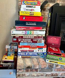 Board Games Collection Pictionary, Scattergories, Monopoly, Life, Clue & UNO