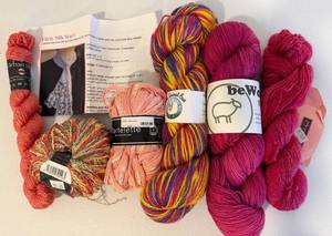 Assorted Yarn including Tartlette Hand Dyed Yarn