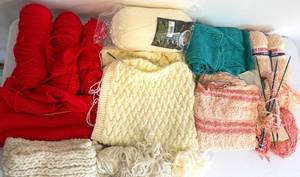 Lion Brand Yarn & Bernat Cotton by Bernat - Uncompleted Knitting Projects