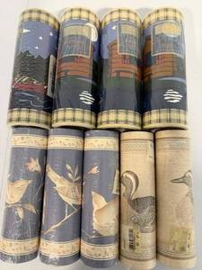 Lodge Pattern Decorative Wallpaper Borders & Bird Motif Wallpaper Borders