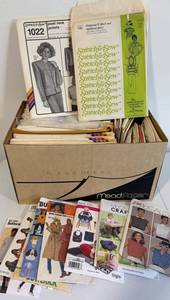 Butterick & McCalls & Simplicity & Wrights Sewing Patterns Assortment