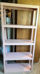 2 Pink Shelving Unit - 4-Tier Open Shelves #2