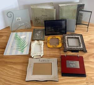 Photo Frames & Albums Collection - Pioneer DA-200SUM Sewn Fabric Album & Ganz Frames