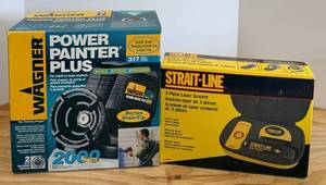 Wagner Power Painter Plus 317 & Strait-Line 3 Piece Laser System