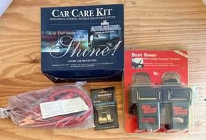 Auto Armor Car Care Kit Shine & Shipshape Brass Coupler Lock PN 900-40 & Boat Saver