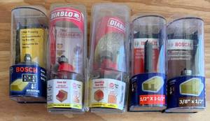 Bosch 85207MC Cove Bit & Diablo DR30112 Cove Bit Router Bits