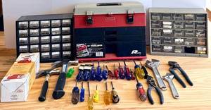 Plano Toolbox with Tools with Contents and Two Organizers
