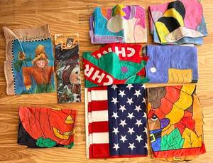 Impressions Flag Set - Seasonal & Patriotic Holiday Flags for Outdoor Displays