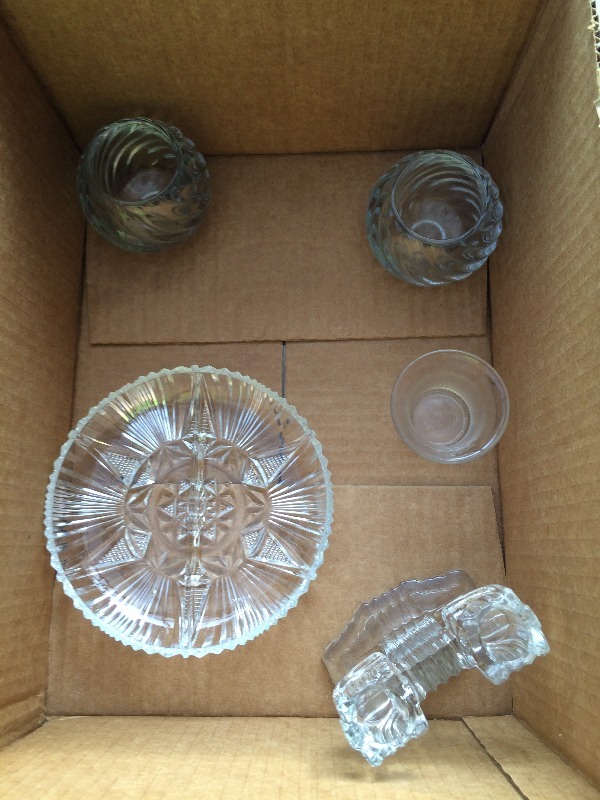 lot 50 image: Antique  Vintage Cookie Jar and glassware  (Lot of 14)