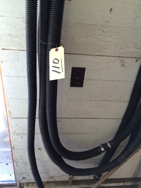 lot 110 image: Sump Pump Drain Hose - guessing its approx. 50 - 75 ft