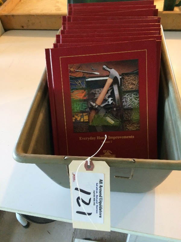 lot 121 image: (Lot of 13) Handyman Trade manuals for the do it your self repair person - high quality manuals, like new  Buy them at your price