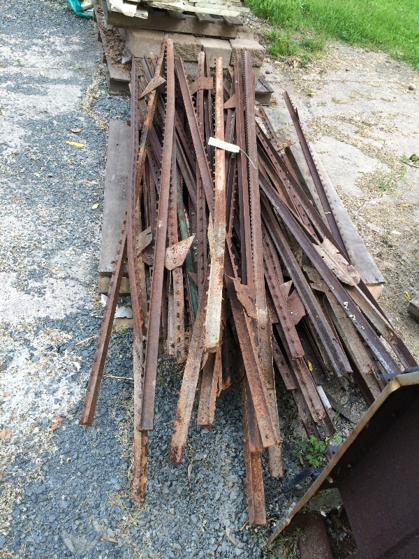 lot 332 image: Fence Posts - large lot of 50 posts  pretty good shape. Buy it all at your price