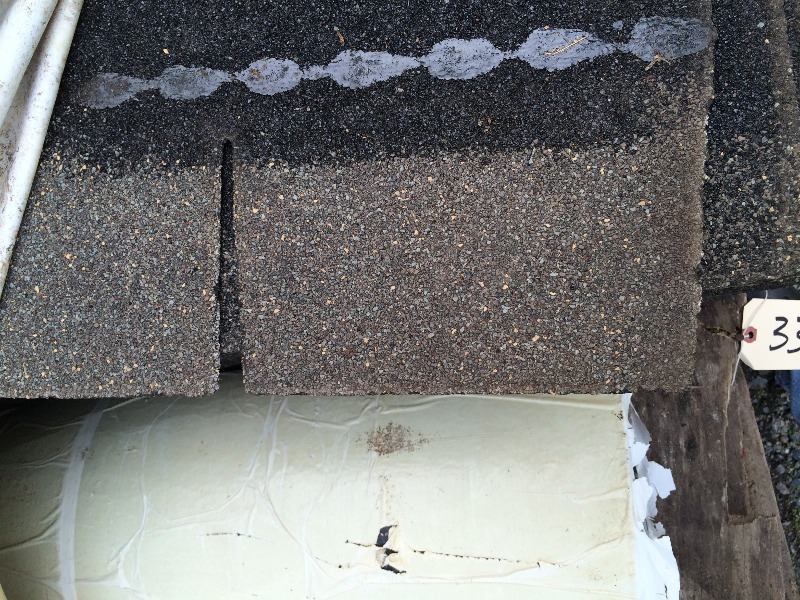 lot 334 image: Pallet of shingles and roofing materials  approx. 16 bundles of shingles in this lot