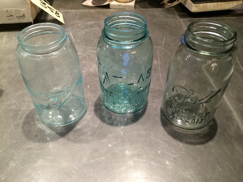 lot 365 image: Ball - Canning Jars   Possible Antique   Lot of 6
