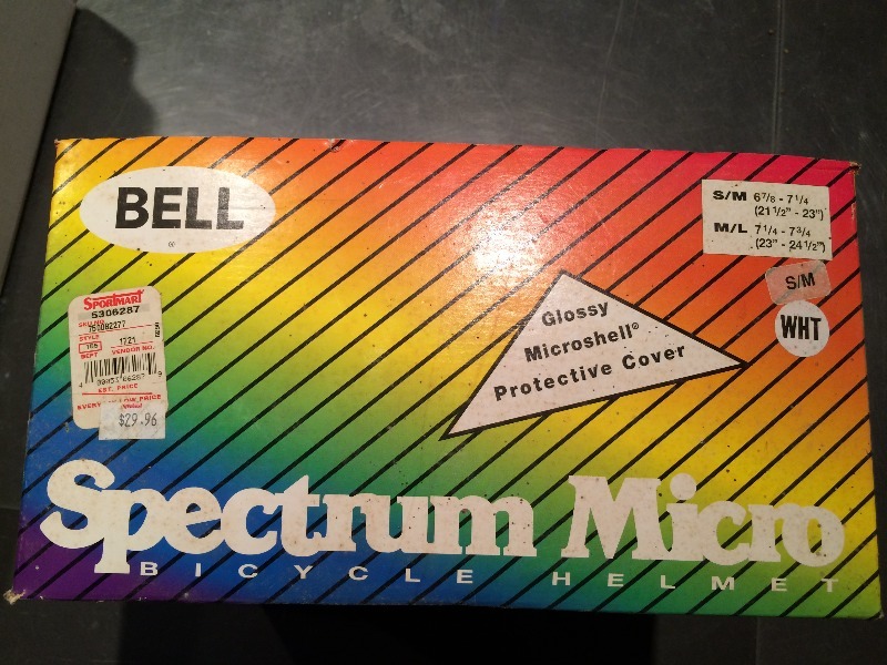 lot 375 image: Bell Spectrum Bicycle Helmets Size  SM  Lot of 2  1 face shield
