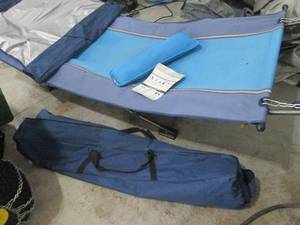 Blue Hammock with Stand - Portable Outdoor Lounge