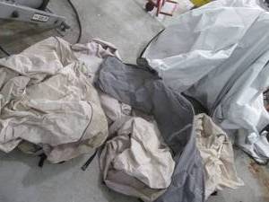 Canvas Tarps Assorted Large Heavy-Duty Protective Covers