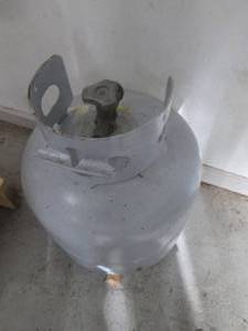 Gas Cylinder with Valve  - Industrial Gray