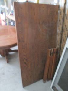 Wood Table with detached legs 32x60 Inches