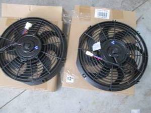 GE 12in Industrial Fans (Lot of 2)