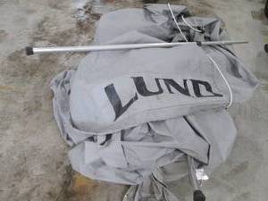 Lund Boat Cover With Metal Supports