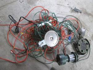 Coleman Camouflage Lantern with LED Bulb - Portable Camping Light & Extension Cords