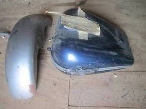 Harley-Davidson Gas Tank & Side Panel Set - BlueSilver Emblem
