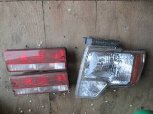 Tail Light Assemblies  - 2 Red Taillights & 1 Clear Lens Unit