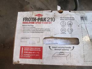 Dow Froth-Pak 210 Insulation Spray Foam Kit