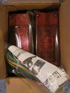 Tail Light Assemblies - 2-Pack, Red Lens with Wiring Harness