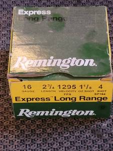 Remington Express Long Range 16 Gauge Shotgun Shells - 2 34 in, 1-18 oz, 1295 FPS