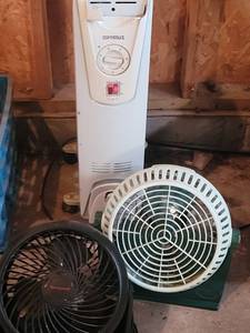 Optimus Space Heater - Dial Thermostat & Dual Red Switches