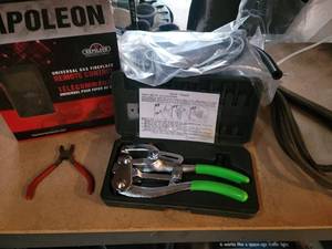 Napoleon Universal Gas Fireplace Remote Control Kit with Hand Punch Tool