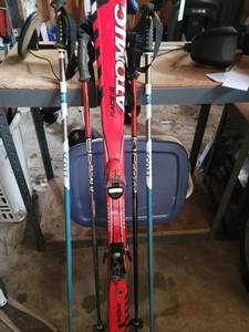 Atomic Pacers 96 Cross-Country Ski & Scott Poles Nordic Set