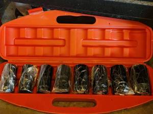 CR-V Chrome Vanadium Socket Set - 7-Piece in Orange Case