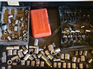 Craftsman Socket Set - 38 in & 12 in Drive, Imperial Sizes, Red Case