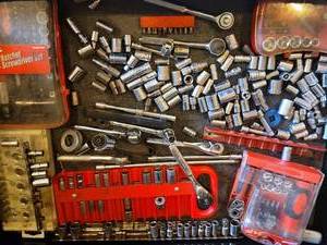 Craftsman 14in Drive Socket Set with Assorted Chrome Sockets & Ratchets