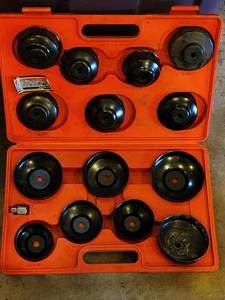 Central Forge Cup Type Oil Filter Wrench Set - 9-Piece (Item 93466)