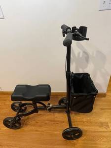 Mobility Scooter - 4-Wheel, Front Basket, Black
