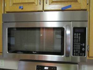 Whirlpool over the range microwave