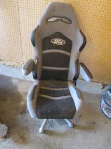 Ford branded desk chair on wheels