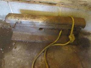 Iron Railroad track piece