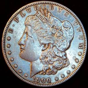 XFAU 1900-O Morgan Silver Dollar