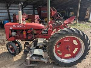 1950s McCormick Farmall FC Tractor - Model FC IH Red Farmall