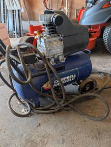 Campbell Hausfeld HL410100 8-Gallon Portable Air Compressor - 125 PSI Max, 120V