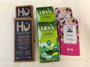 Variety of Chocolate Bars